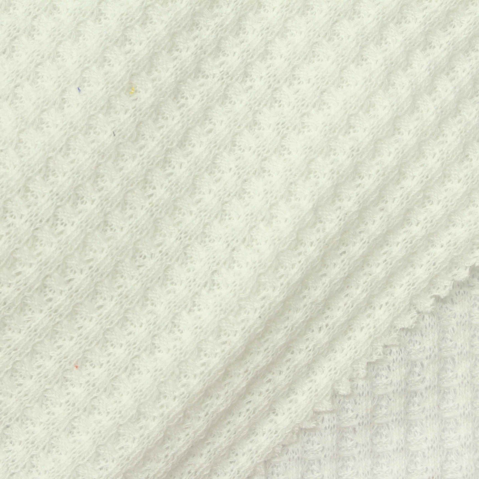 STRETCH 100% POLYESTER WAFFLE FABRIC fabric texture